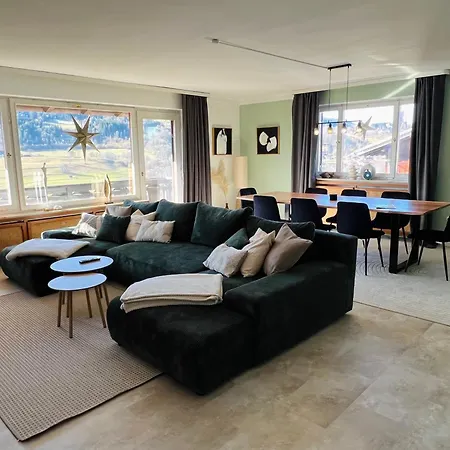 Geraeumige Panorama-bergwohnung Mit Sauna Gruppen & Familien